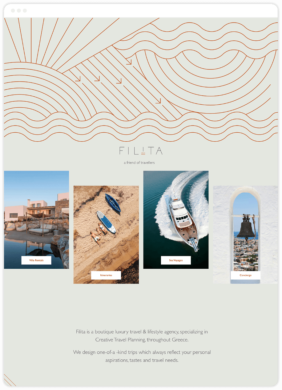Filita Travel Website1